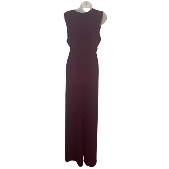 Sachin & Babi Loretta Gown Deep Wine Size 14 NWT | Sleeveless Formal Evening Dre - Picture 6 of 8